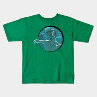 Underwater Self Portrait Kids T-Shirt